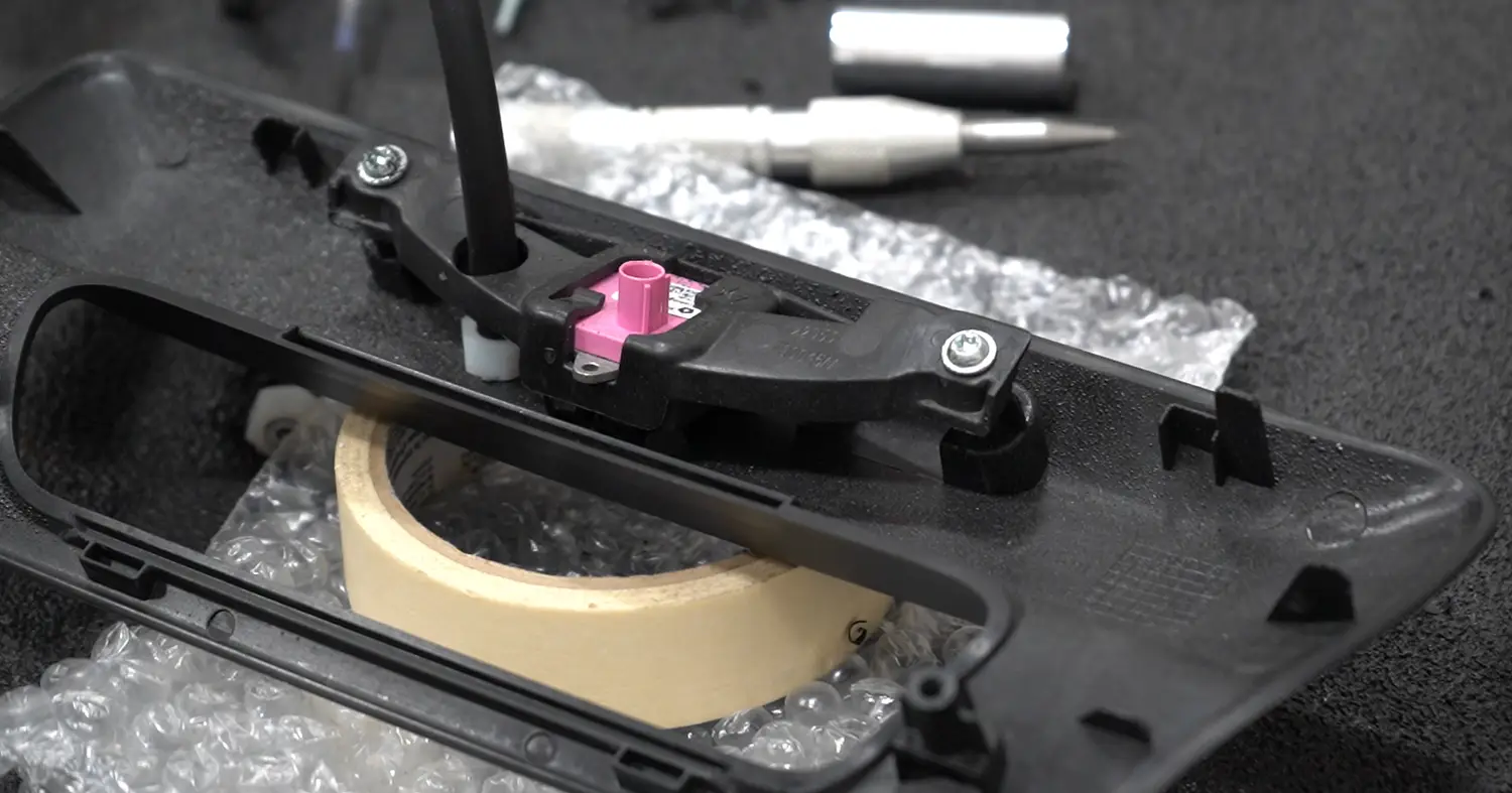 SPECIAL NOTE: Late model Ram requires hole to continue through camera brace.